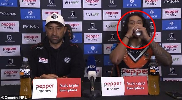 Soccer Star Caught in Bizarre Drink Cover-Up After Match