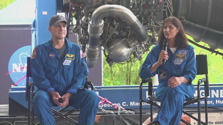 Astronauts Suni Williams, Don Pettit share space stories at Marshall ...