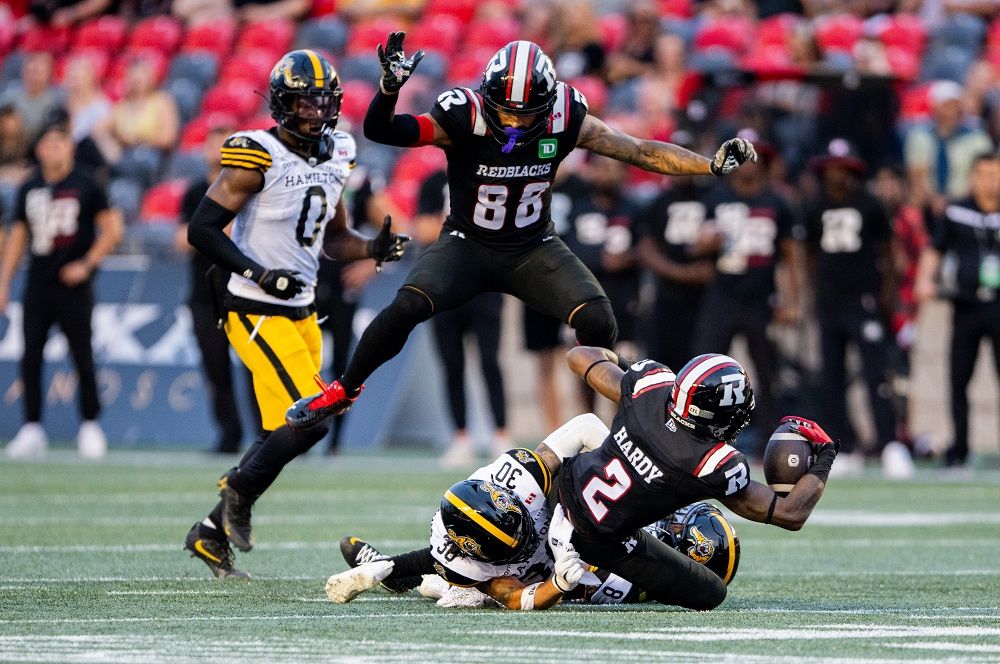 Ottawa Redblacks fall to Hamilton as Dru Brown injured