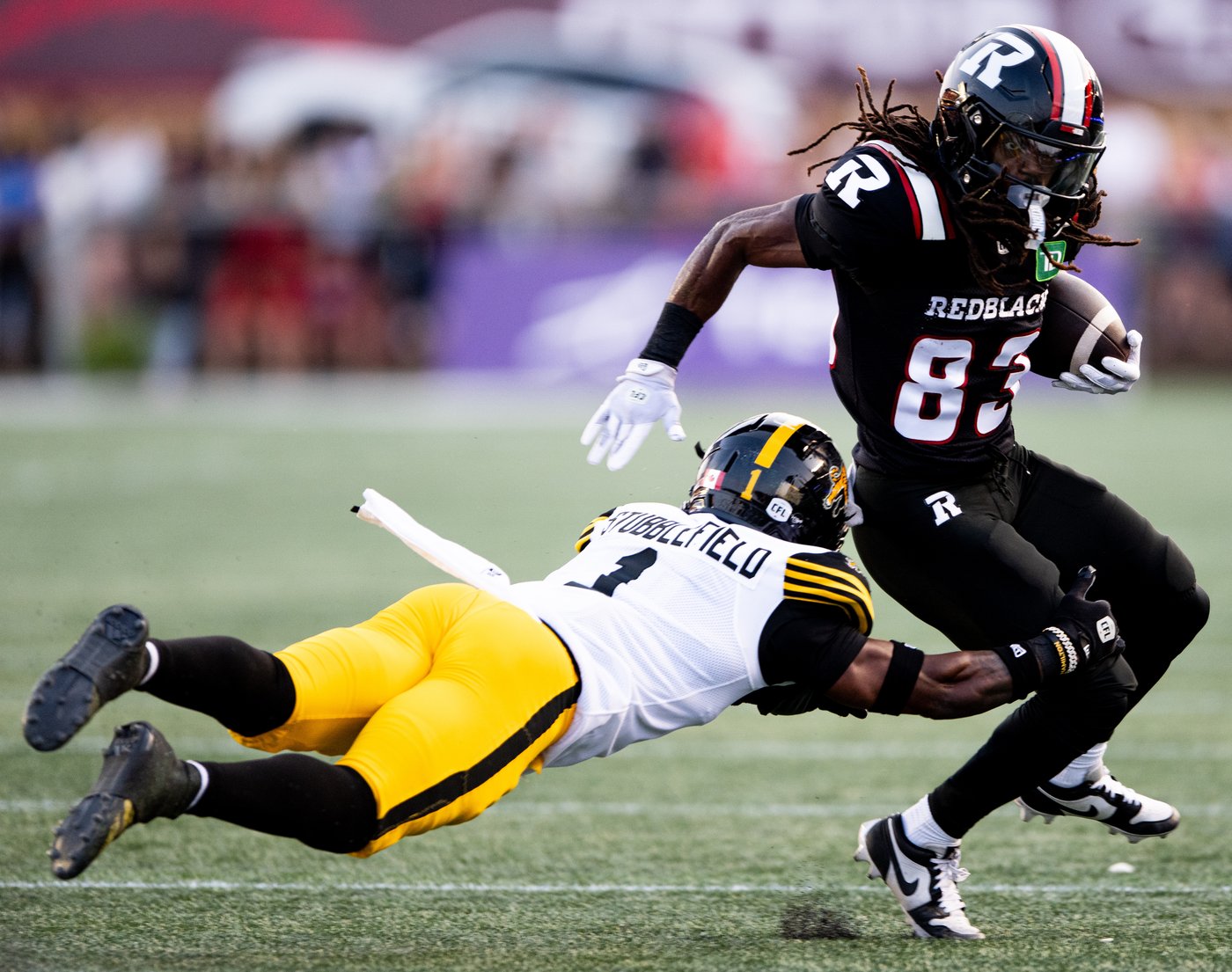 Tiger-Cats dominate Redblacks 30-15 for fourth straight victory