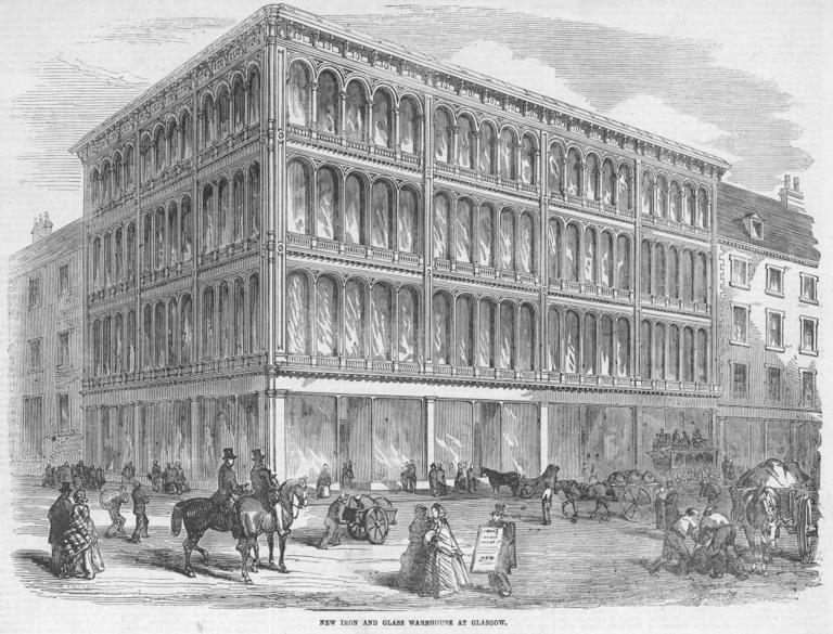 Historic street scenes and familiar buildings in Glasgow as they were ...