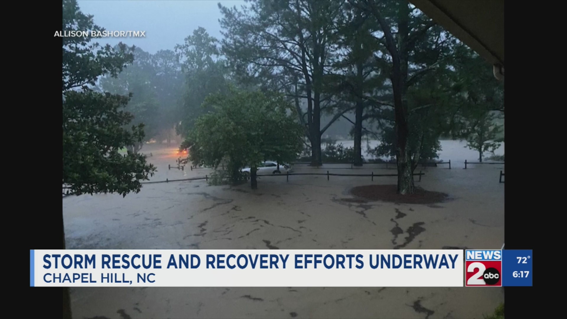 Storm rescue, recovery efforts underway in North Carolina