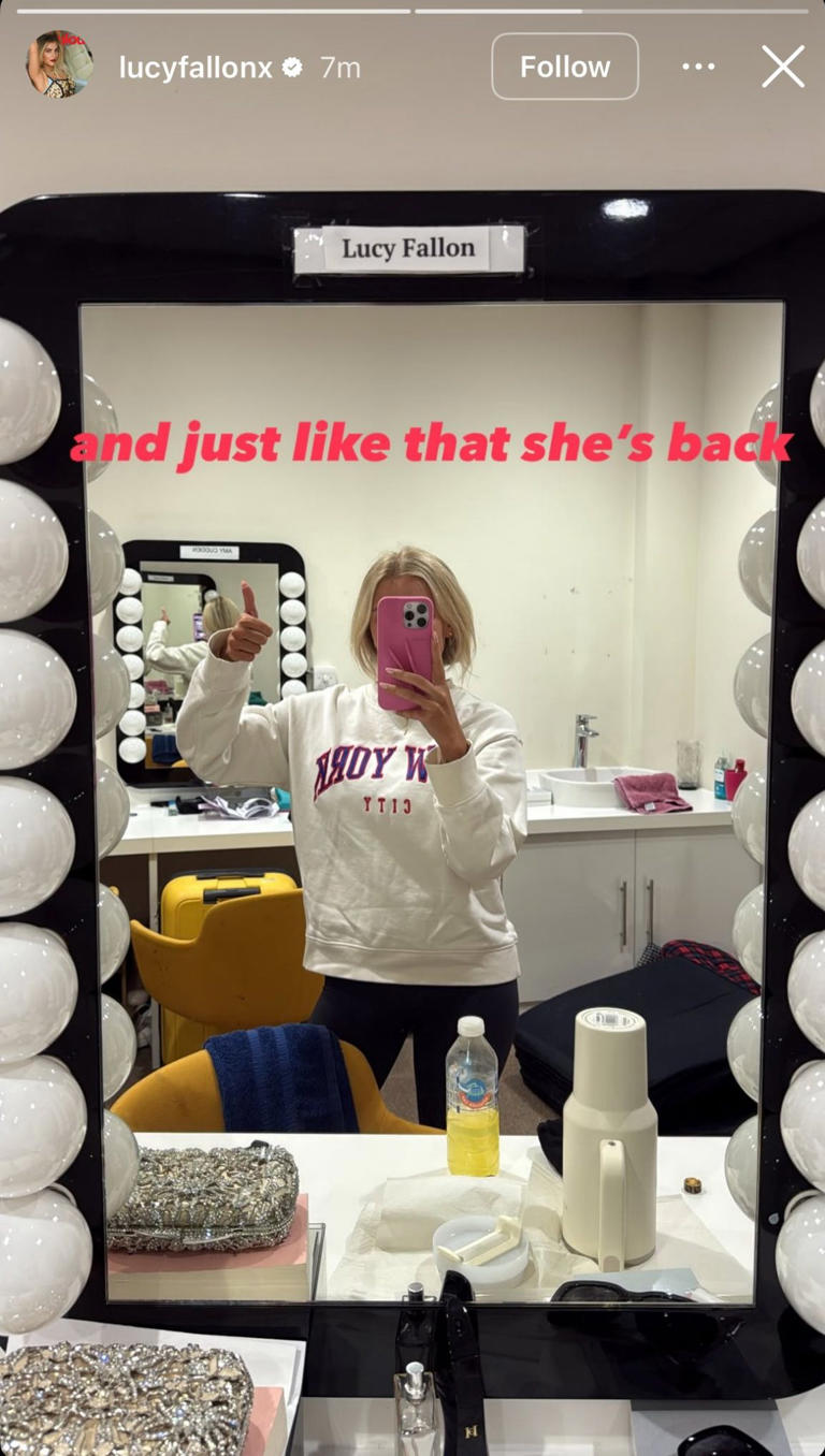 Lucy Fallon has been on maternity leave (Picture: Lucy Fallon/Instagram)