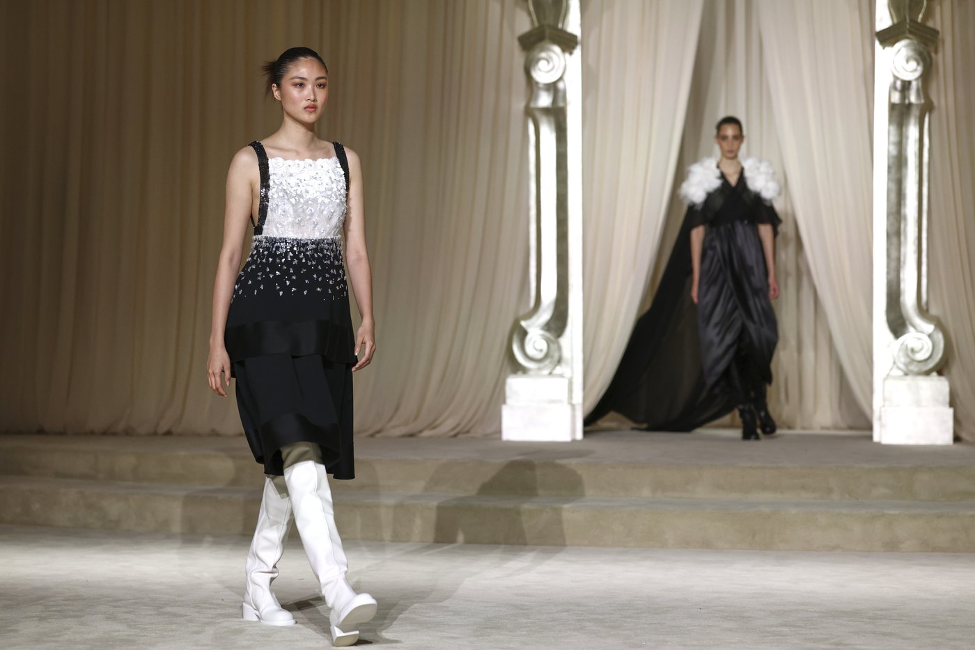 Chanel celebrates 110 years with style - and stars - by scaling up its haute couture salon in a palace
