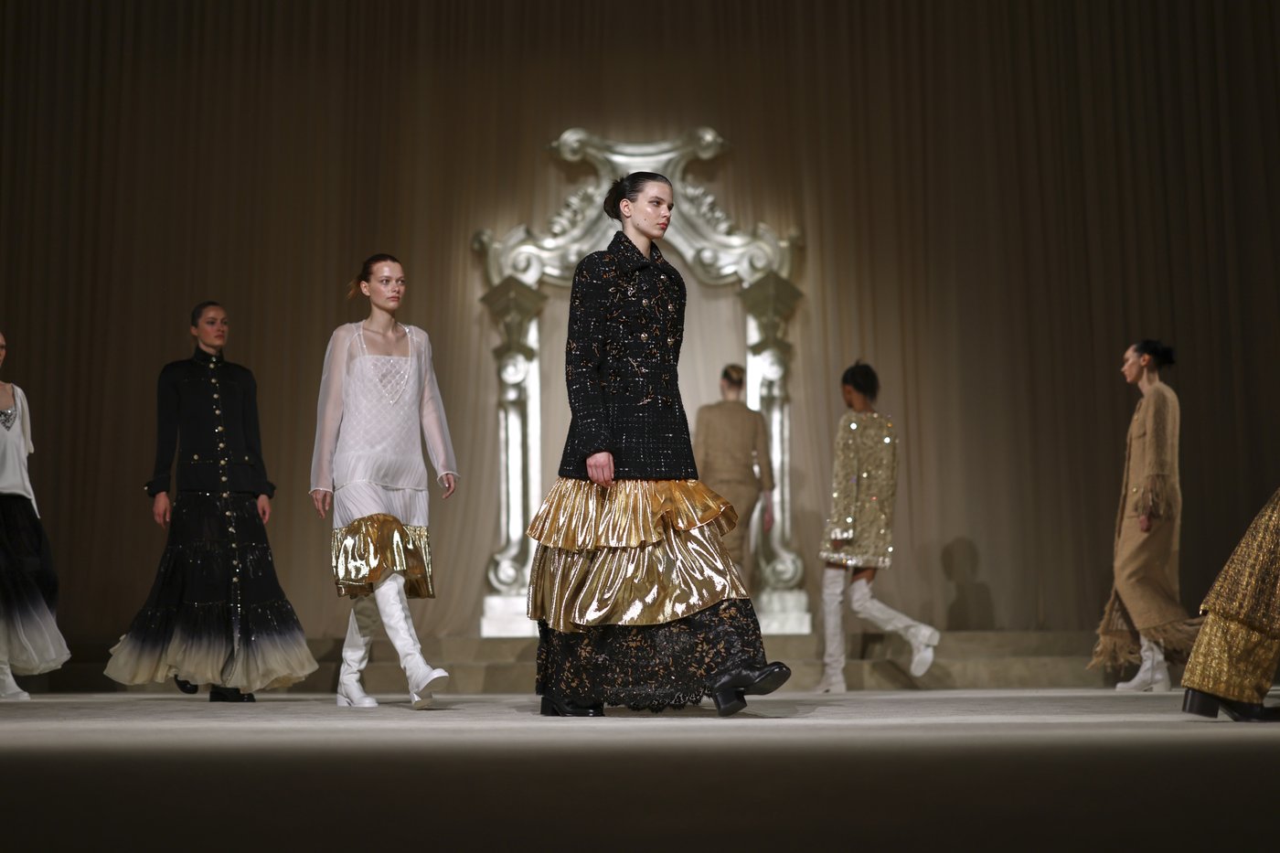 Chanel celebrates 110 years with style - and stars - by scaling up its haute couture salon in a palace