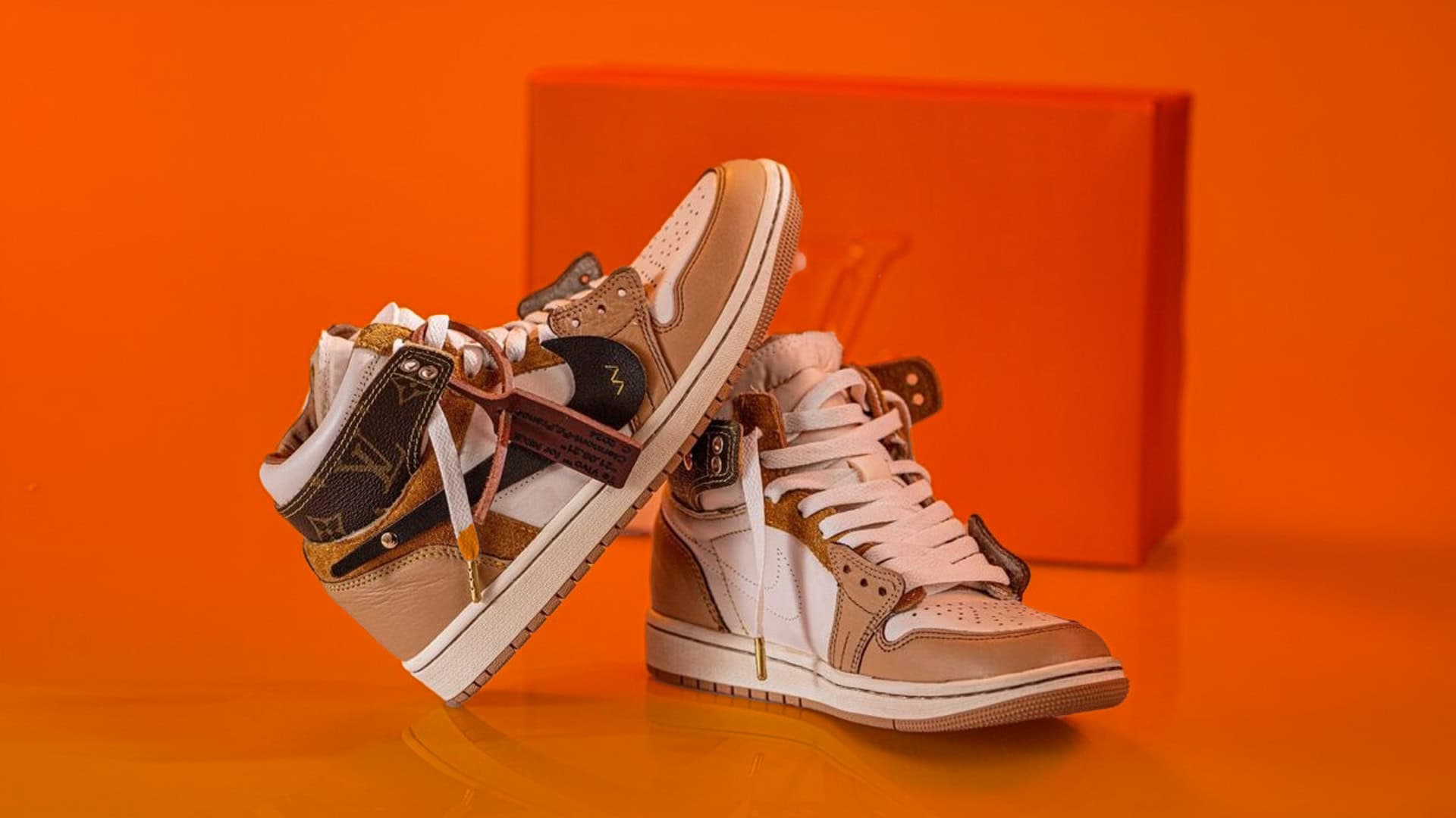 靴 AIR JORDAN 1 RETRO LOW Louis Vuitton A Closer Look At The Louis Vuitton x Air Jordan 1 “Classic”