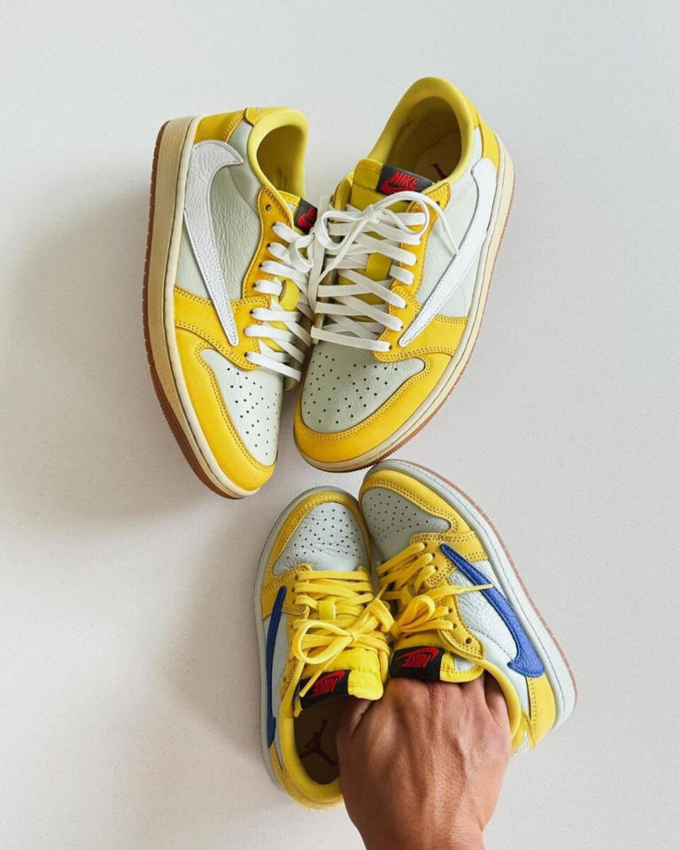 Canary Yellow” Travis Scott x Air Jordan 1 Low Is Not Available