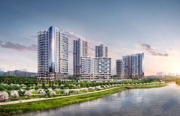 위례신도시 항공뷰