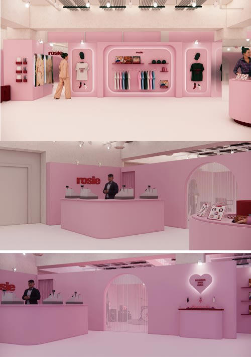 BLACKPINK - BLACKPINK POPUP STORE フォトフレーム ロゼ　② BLACKPINKのロゼが渋谷でポップアップを開催 限定アイテムや