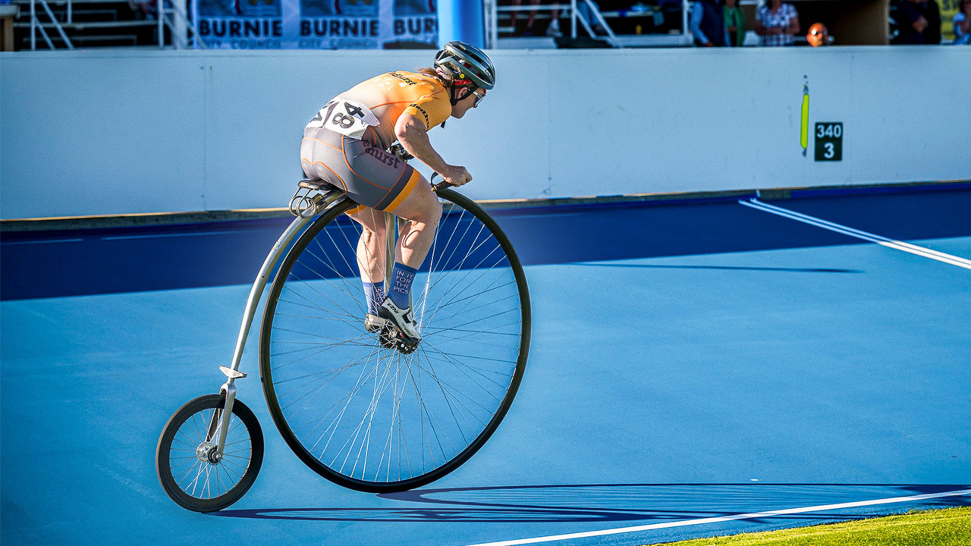 Watch a penny farthing go the fastest it ever has — free download