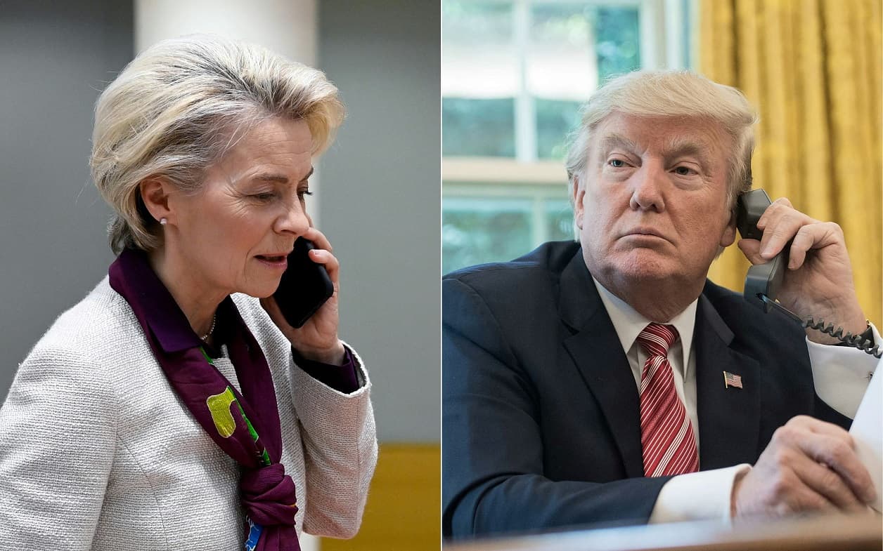 Ursula von der Leyen et Donald Trump