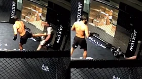 UFC: Lightweight Contender Arman Tsarukyan Accidentally Kicks Coach Out