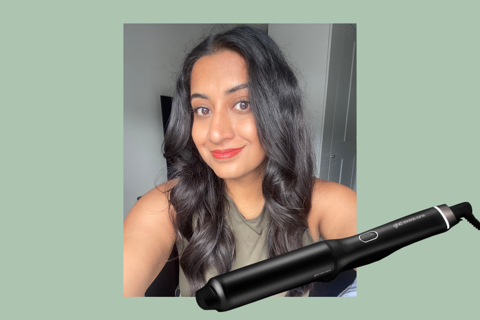 “Ghd just unveiled its largest curling wave yet and it gave me bouncy