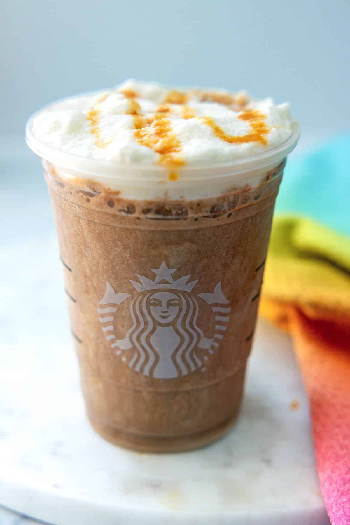 Salted Caramel Mocha Strato Frappuccino Starbucks Copycat