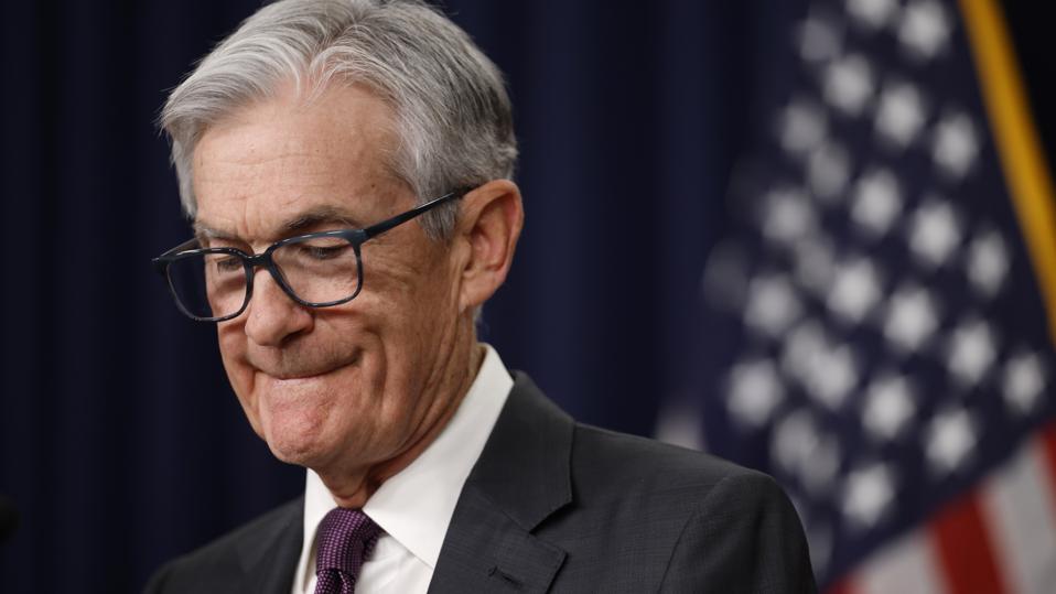 Fed. Chair Powell Holds Monthly News Conference On Interest Rates