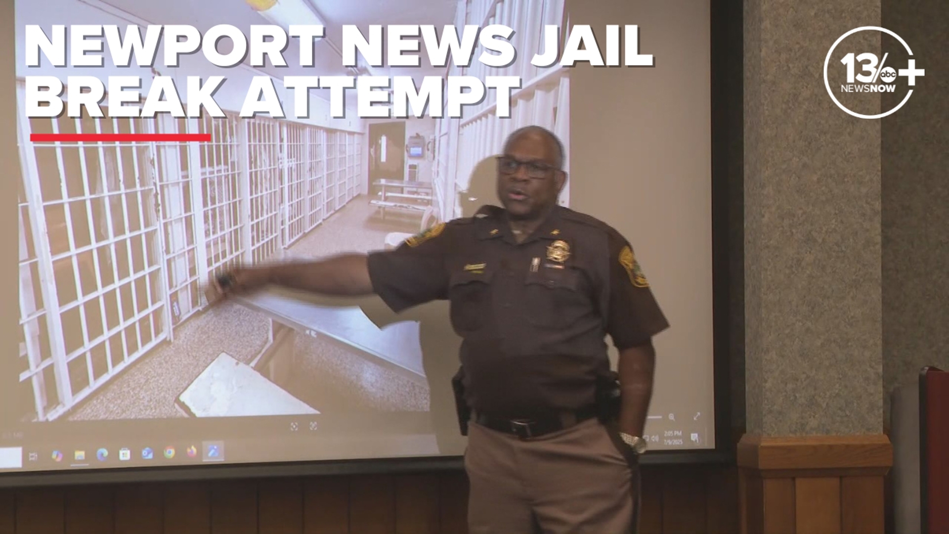 Newport News sheriff gives update on attempted jail escape