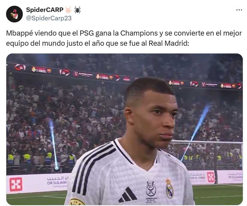 PSG aplastó al Real Madrid y los memes no tienen piedad