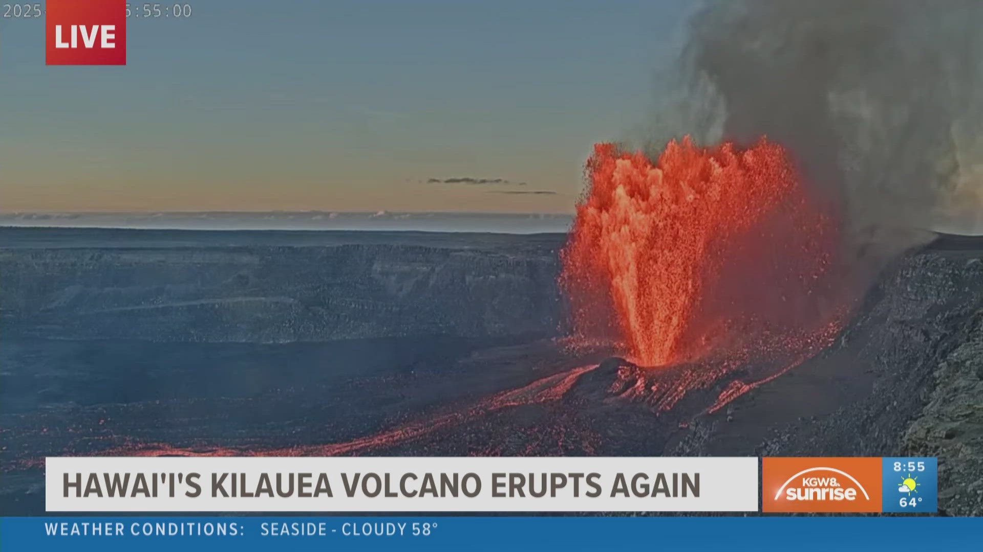 Video captures Kilauea volcano eruption