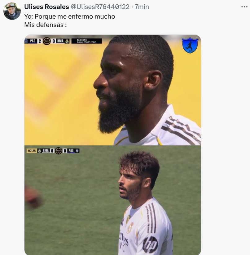 PSG aplastó al Real Madrid y los memes no tienen piedad