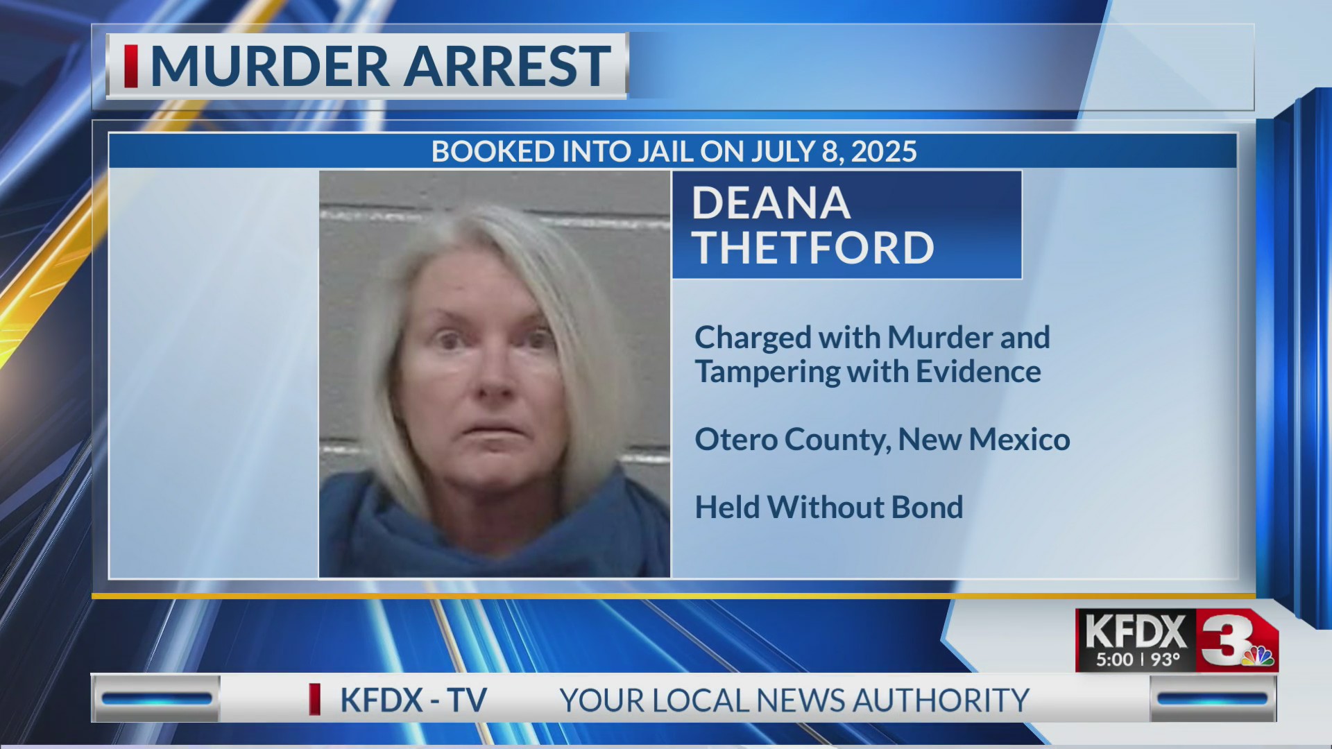 New Mexico woman arrested in Wichita Falls for murder