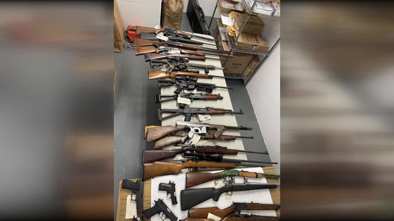 Rusk County warrants uncover dozens of guns in felon’s possession