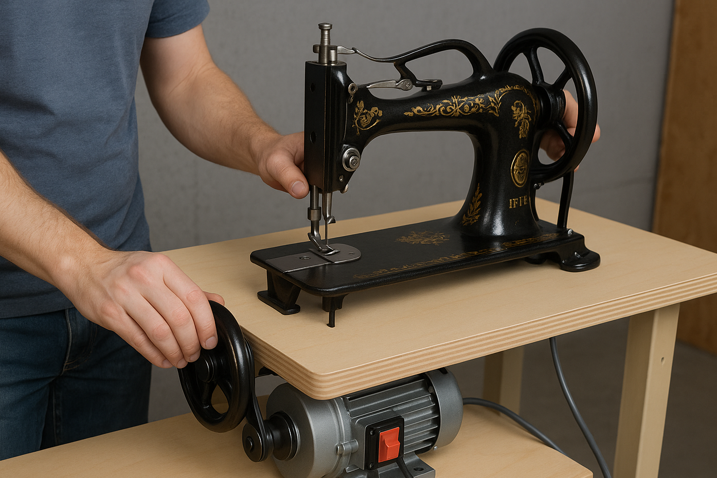 How to upgrade a leather patcher for smooth power sewing