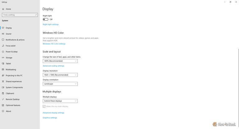 Windows 10 set to 100 percent scaling.