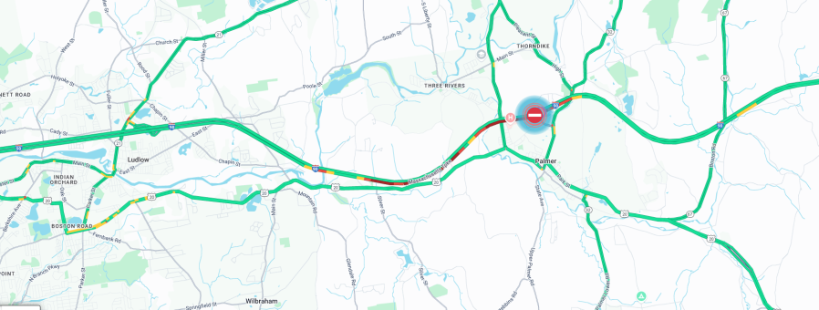 Car crash caused closure of Mass - AA1Il9ip.img
