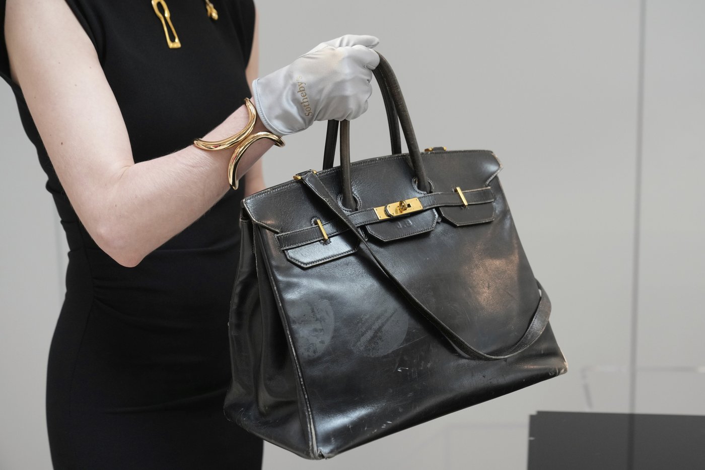 Jane Birkin's original Hermès bag sells at auction for a staggering 8.6 million euros