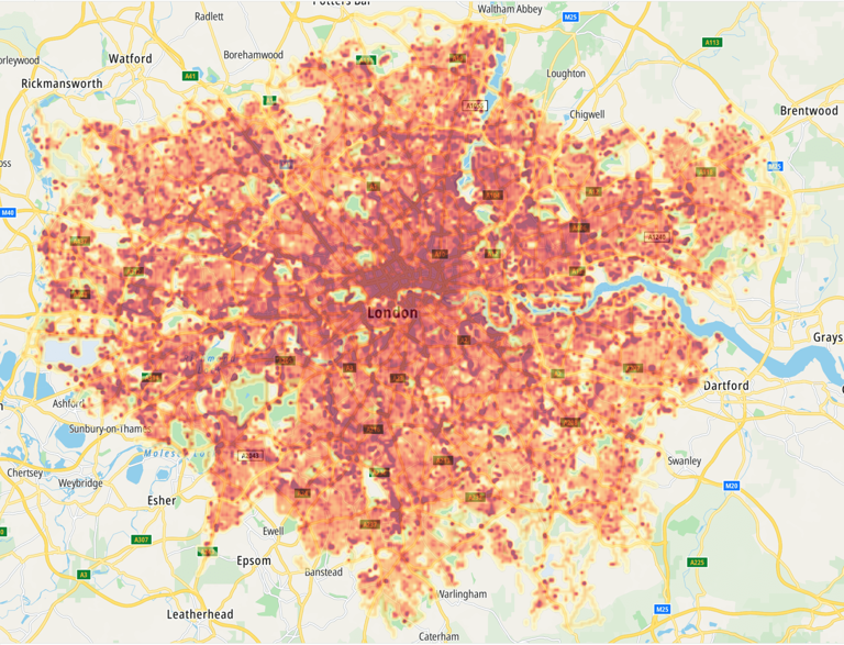 New traffic map reveals London's most congested areas