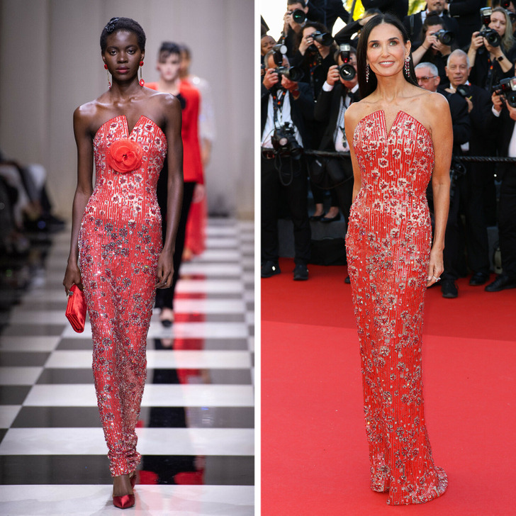 12 Stars et mannequins ont montré comment la même tenue change sur différentes silhouettes