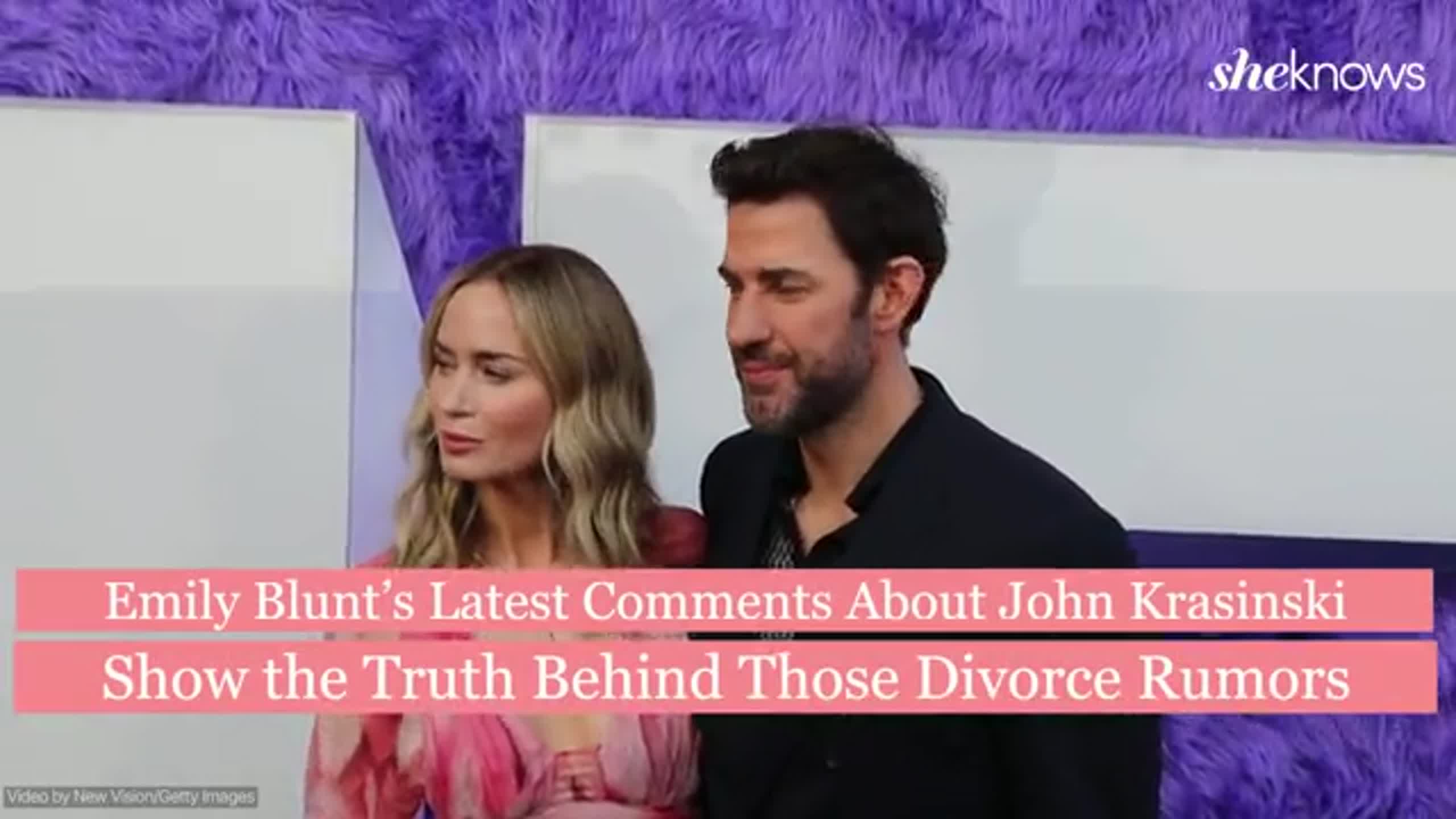 Emily Blunt's Latest Comments About John Krasinski Show the Truth