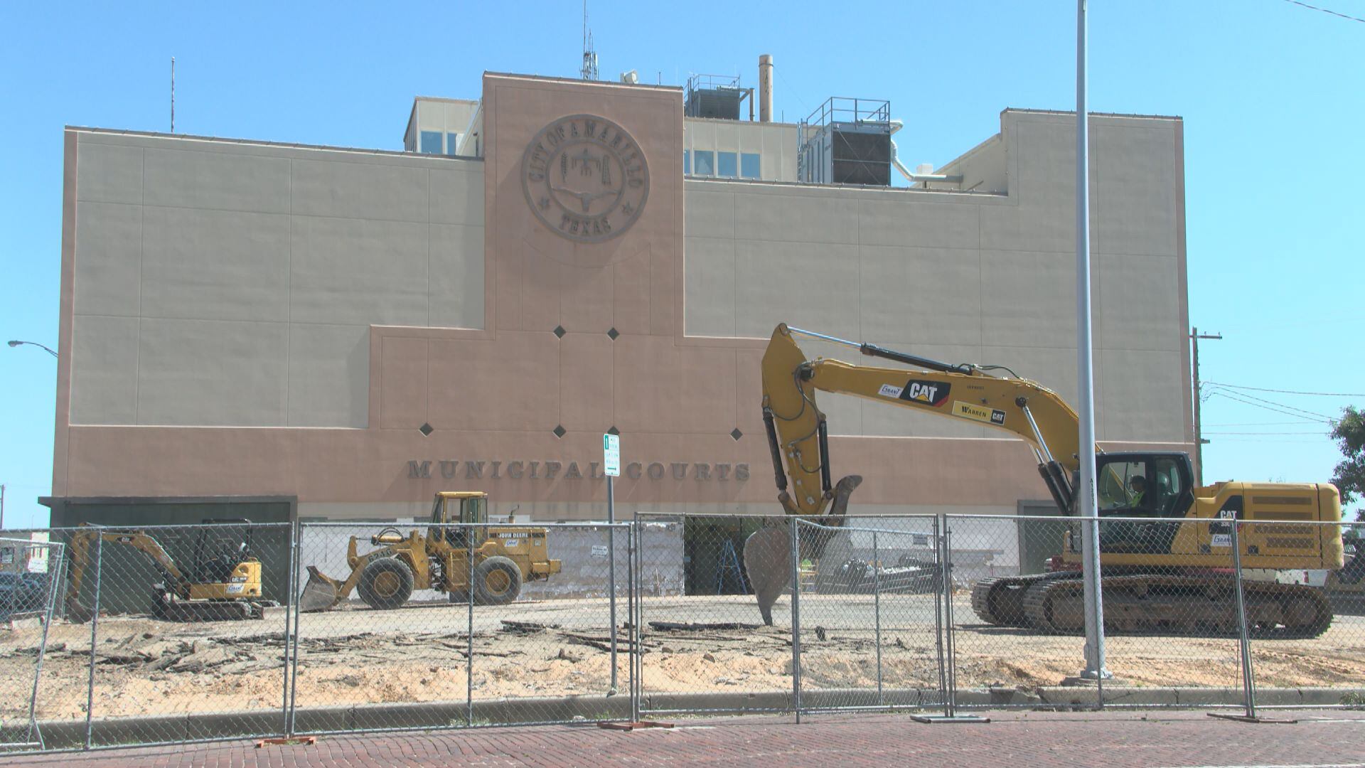 City of Amarillo begins construction on Municipal Court parking lot