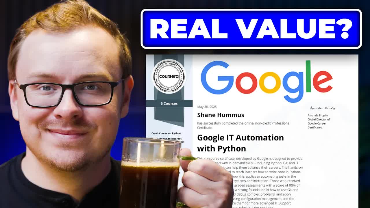 Is The Google It Automation With Python Certificate Actually Worth It