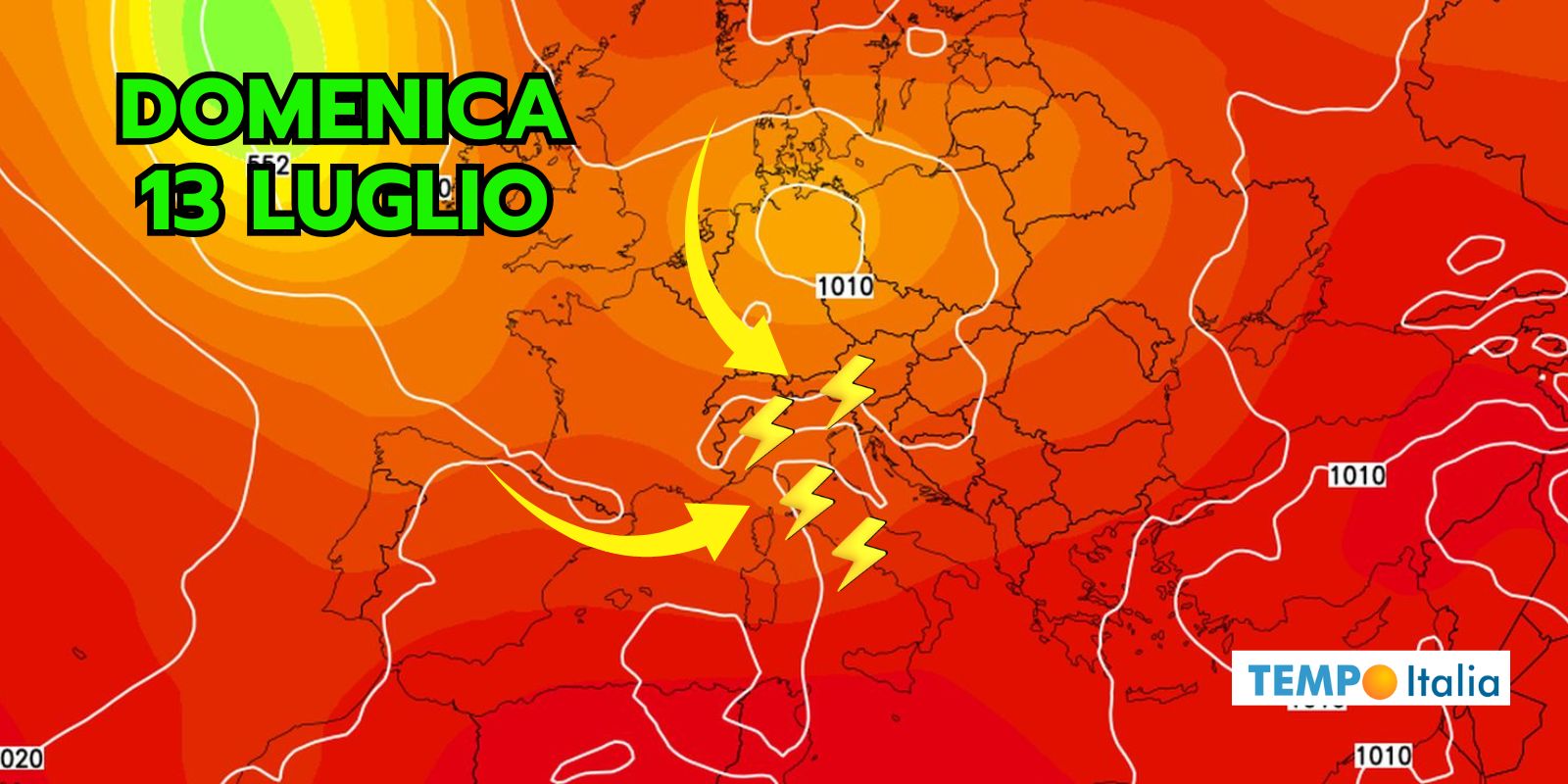 Meteo prossimi giorni: Weekend con temporali intensi, da Lunedì cambia ...