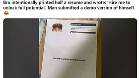 Man s Half Printed Resume With - AA1Ipsrp.img