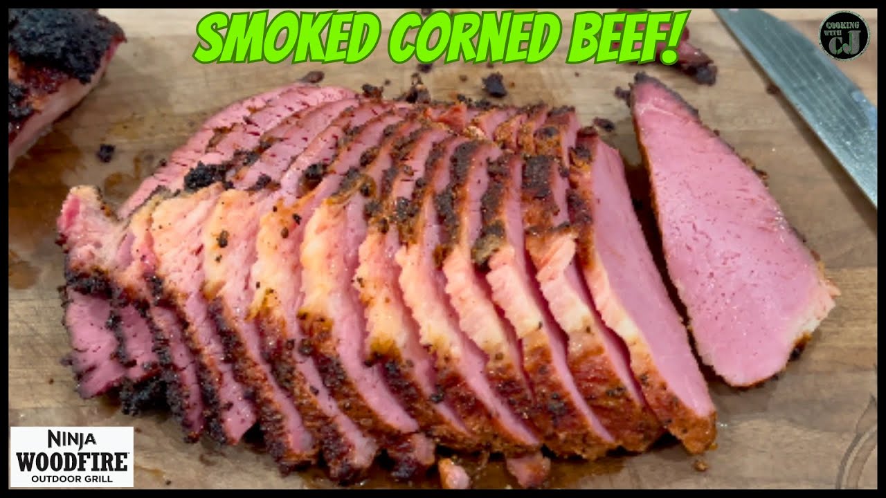 Ninja Woodfire Grill Smoked Corned Beef