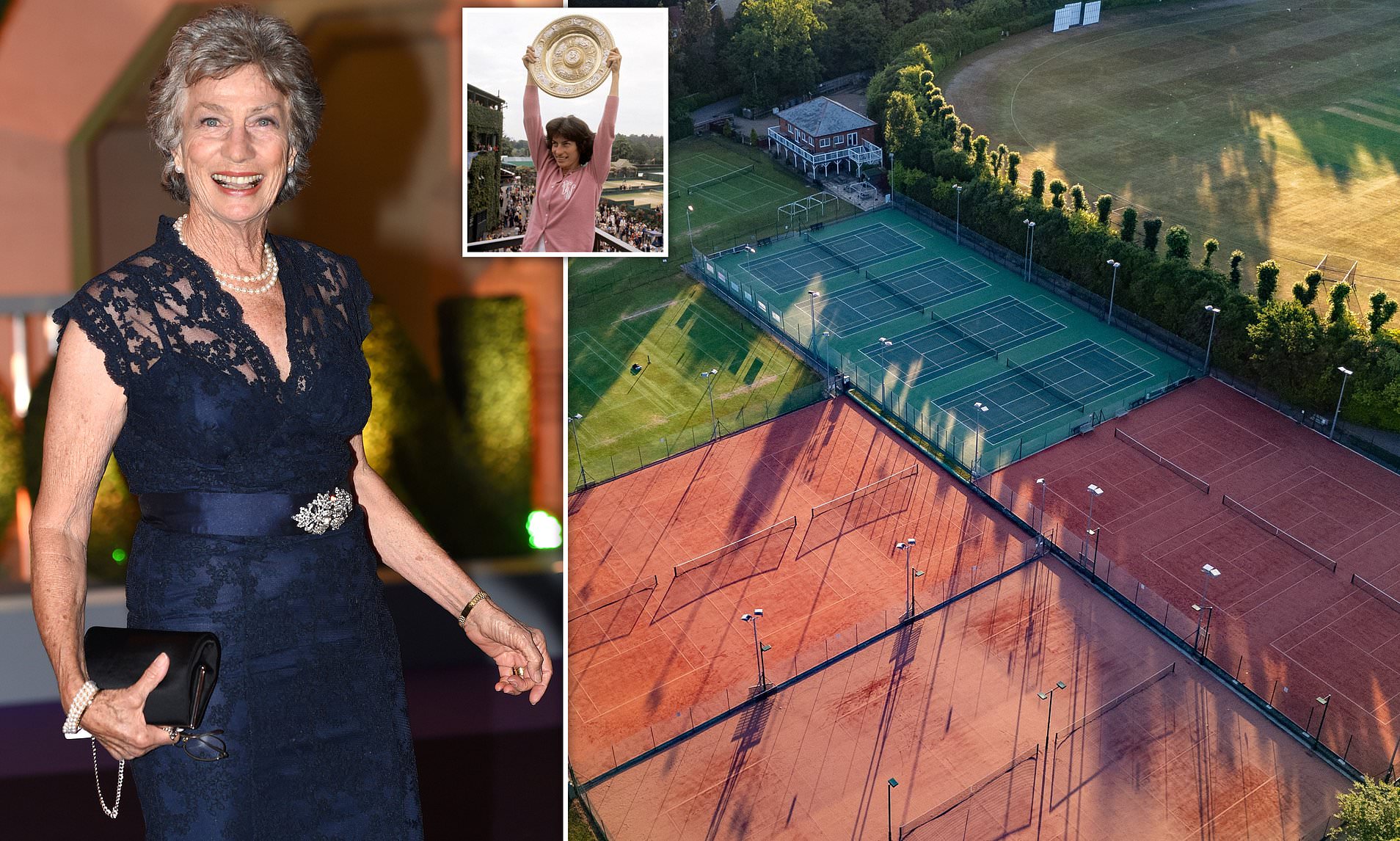 Virginia Wade #39 s old tennis club is torn apart for padel courts which