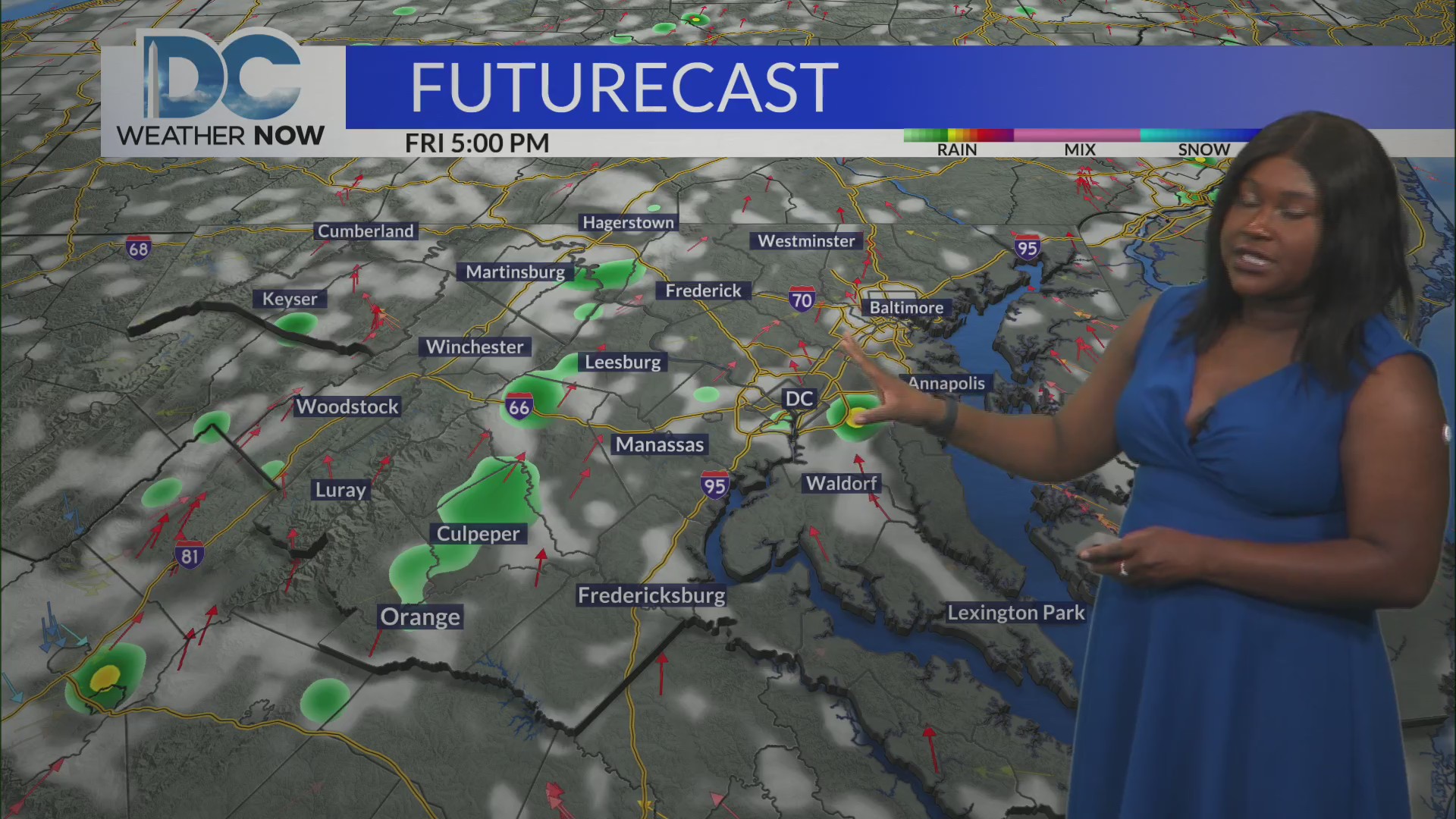 A Few Isolated Storms Today