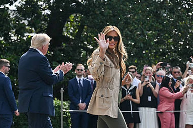 Melania Trump breaks outfit tradition sparking 'Fake Melania' theories