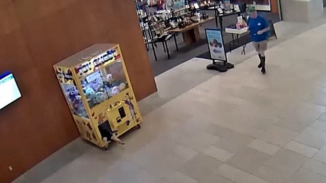Toddler gets trapped inside toy claw machine in Ohio