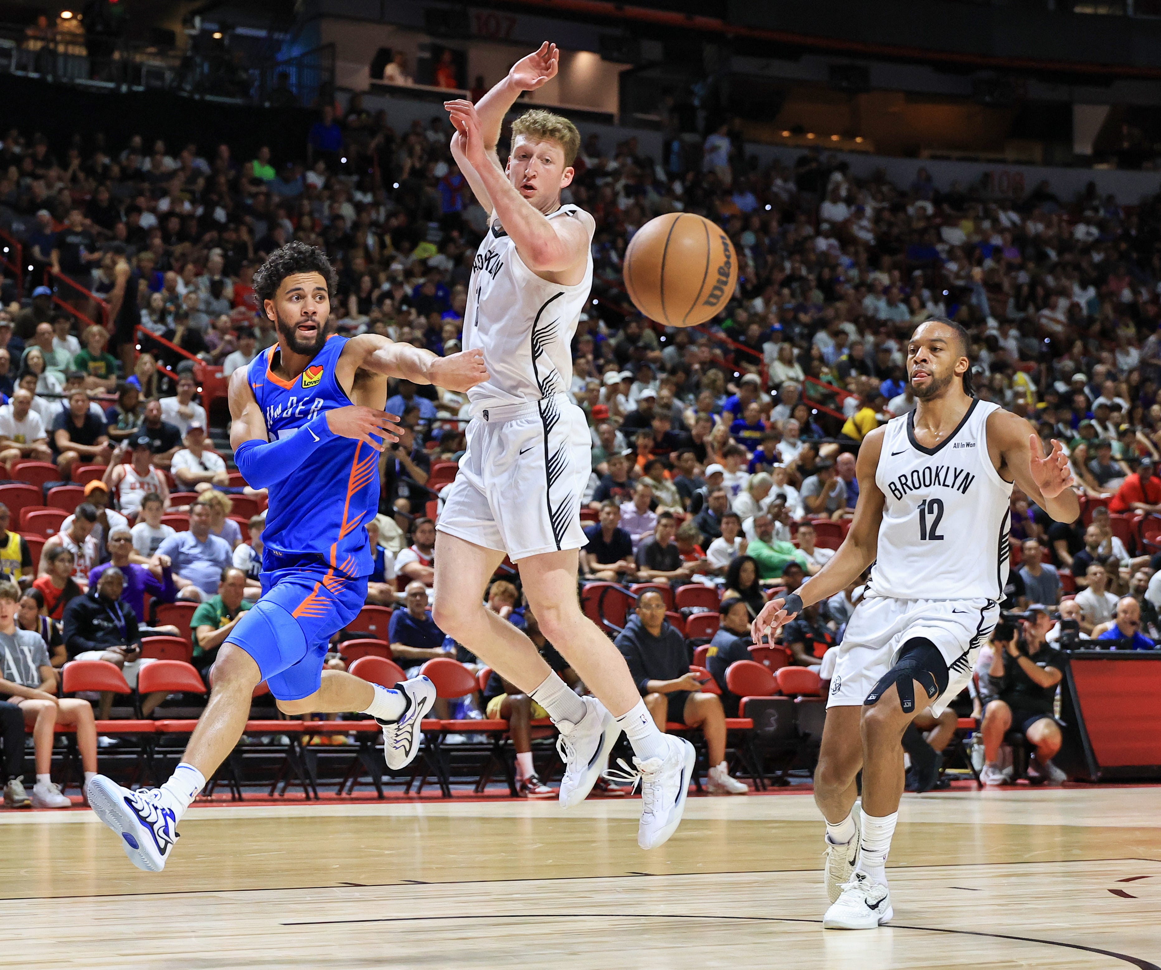 Nets' Danny Wolf reacts to jittery debut in Las Vegas Summer League