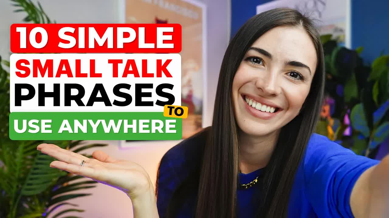 Top phrases for great small talk! Learn English conversation