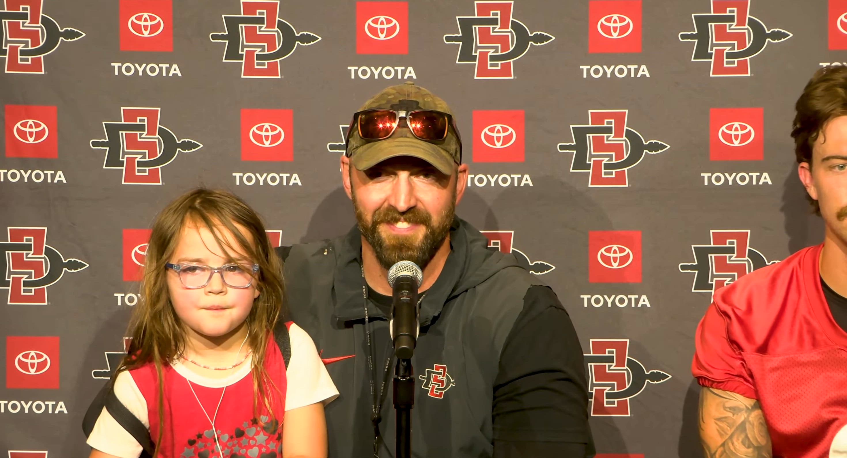 What San Diego State's Sean Lewis said after Aztec FAST football showcase