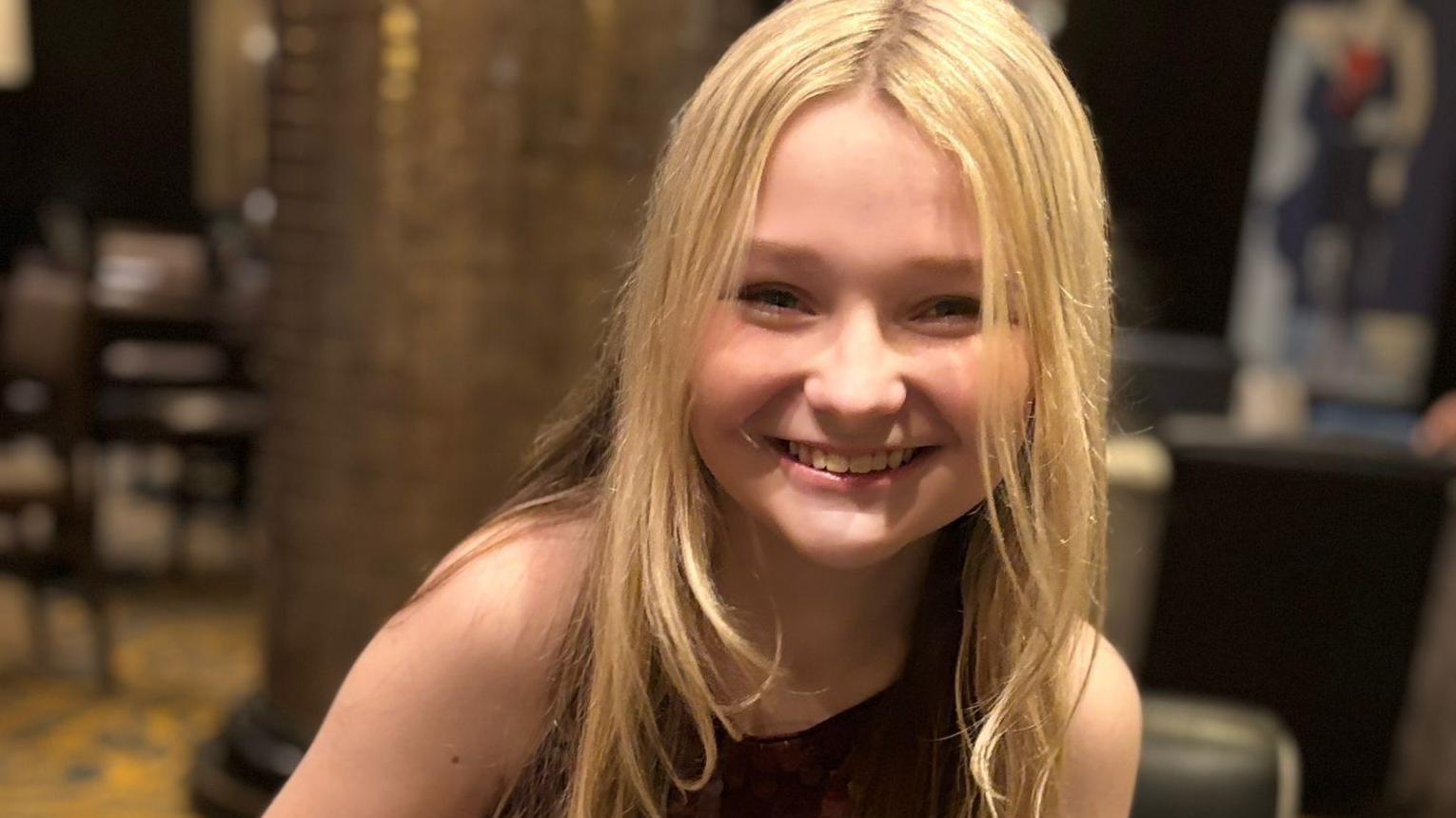 Isla had her bowel removed as a child and is fed via a tube to a major artery near her heart