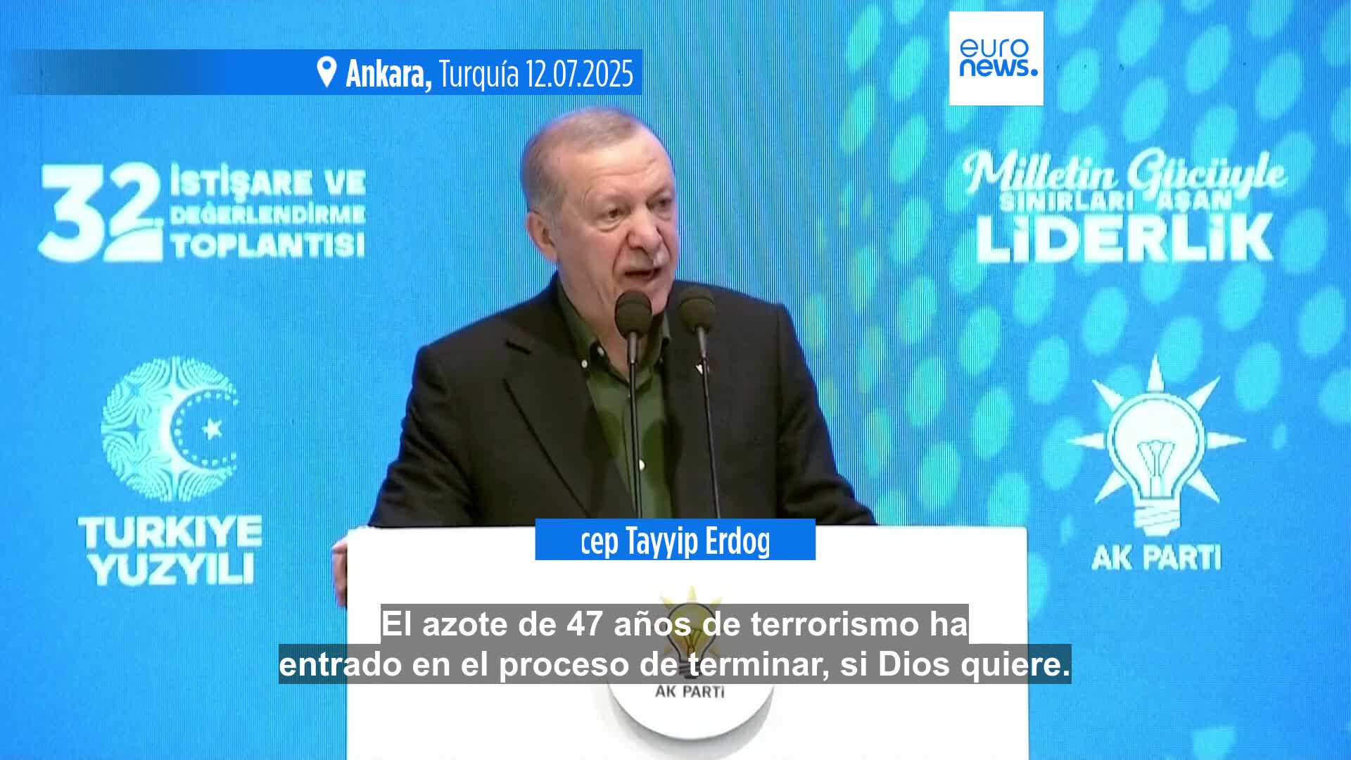 El líder turco afirma que el desarme del PKK abre una nueva página en ...