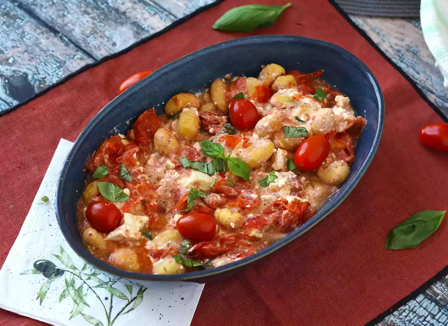 Baked feta gnocchi im airfryer, das superschnelle gericht mit ...