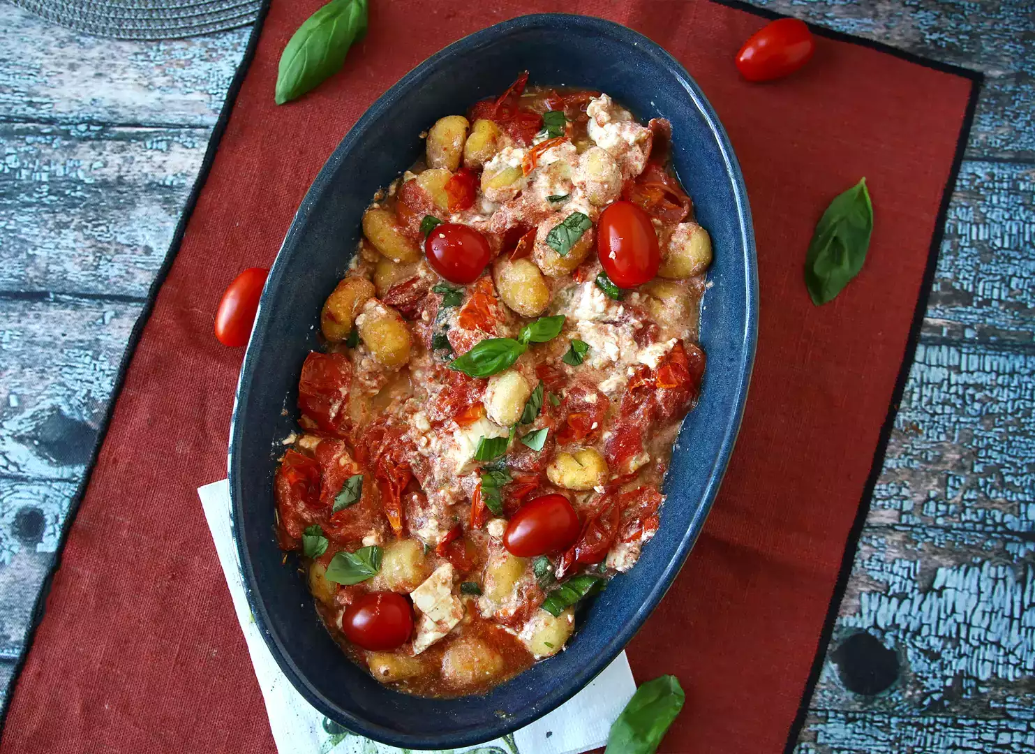 Baked feta gnocchi im airfryer, das superschnelle gericht mit ...