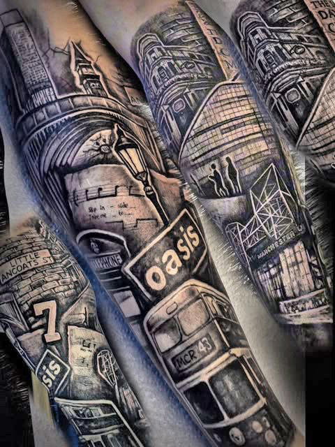 I got a massive tattoo of a UK city to prove my love