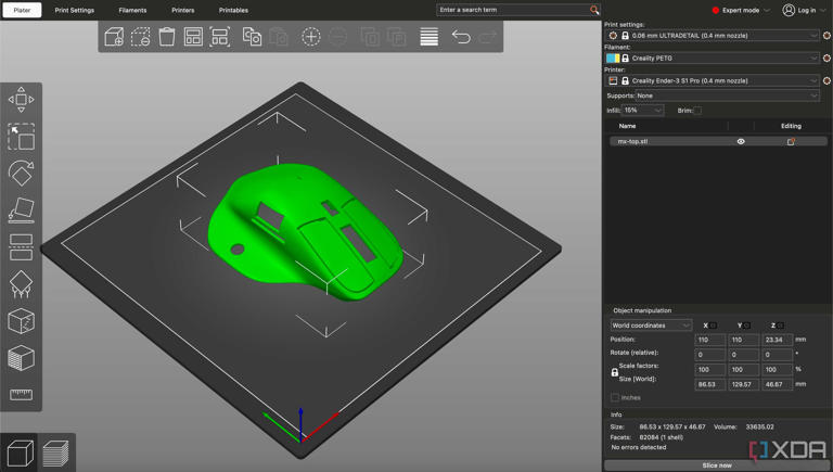This 3D-printed contraption turns a Logitech MX Master 3 into a left ...
